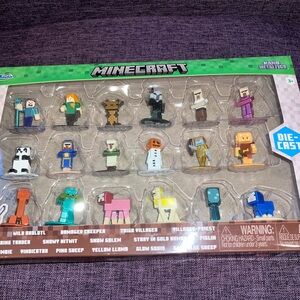 20 Die-Cast MINECRAFT Action Figures Set